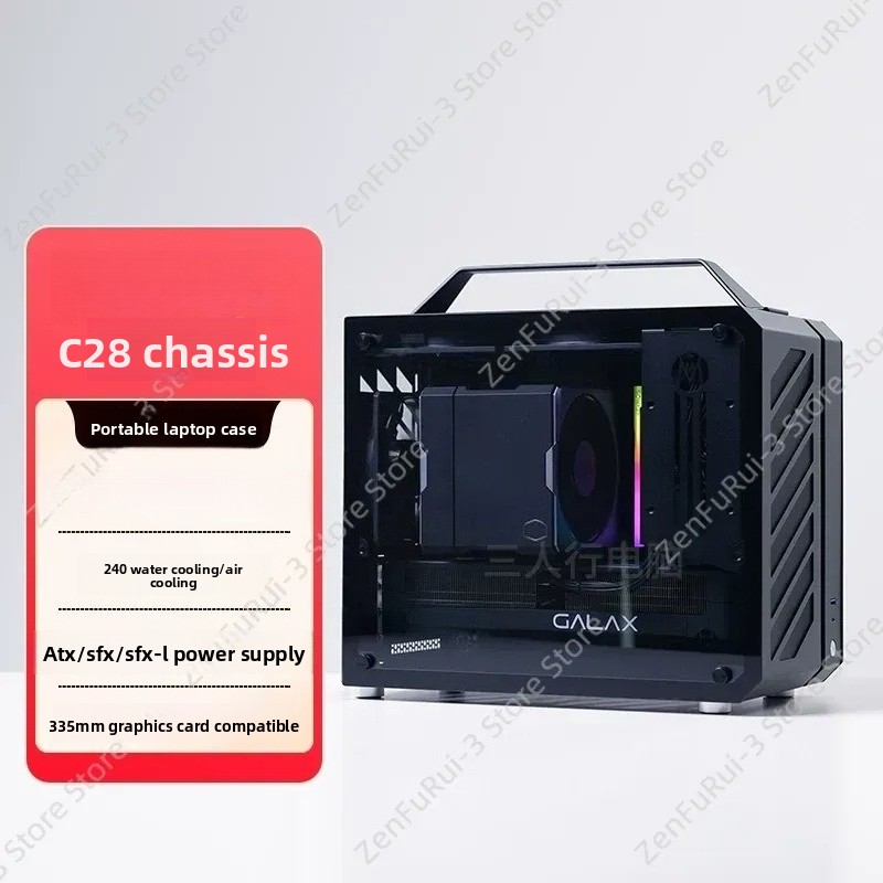 Mechanic Master C28 Matx Portable Pc Case - Boîtier Mini PC en aluminium avec