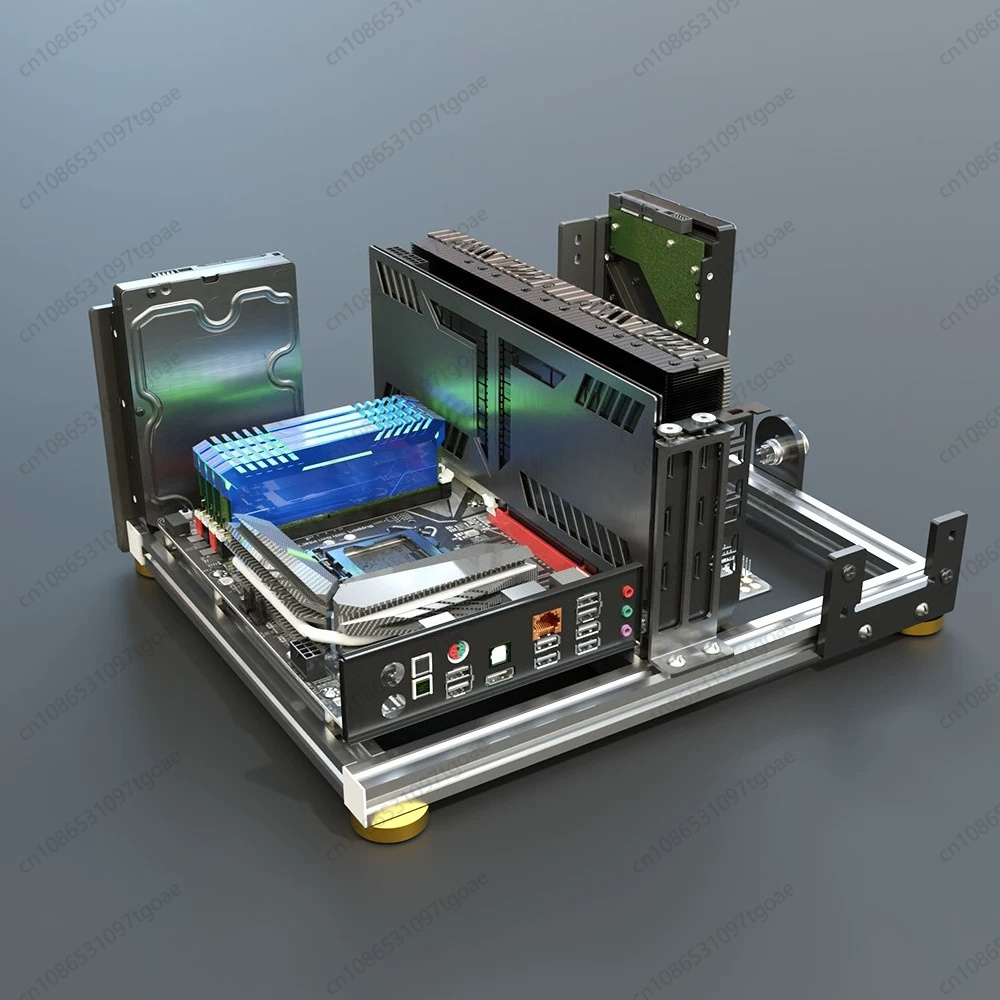 Boîtier PC en aluminium plein  - Aluminum Open Frame Test Bench Water Cooling avis et prix