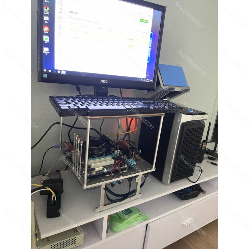 Boîtier d'ordinateur en alumin - Aluminum Open Frame Test Bench Water Cooling avis et prix