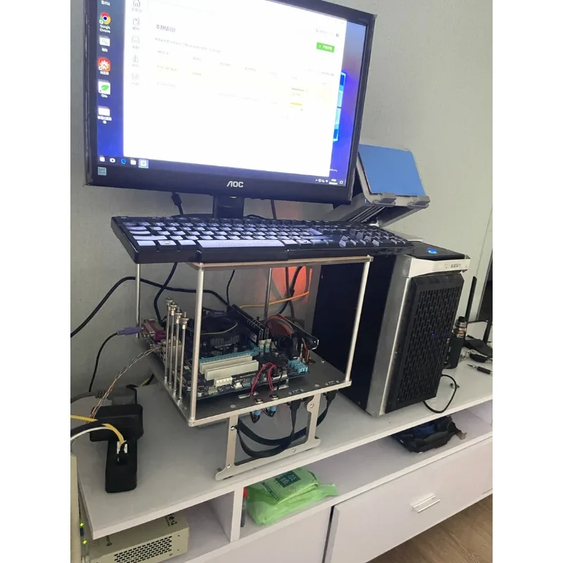 Boîtier d'ordinateur en alumin - Aluminum Open Frame Test Bench Water Cooling avis et prix